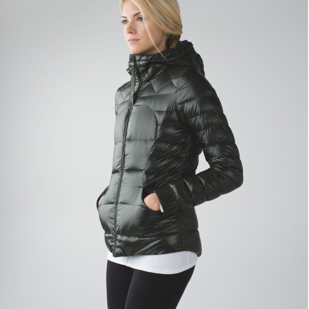 Lululemon Fluffin Awesome Jacket Gator Green